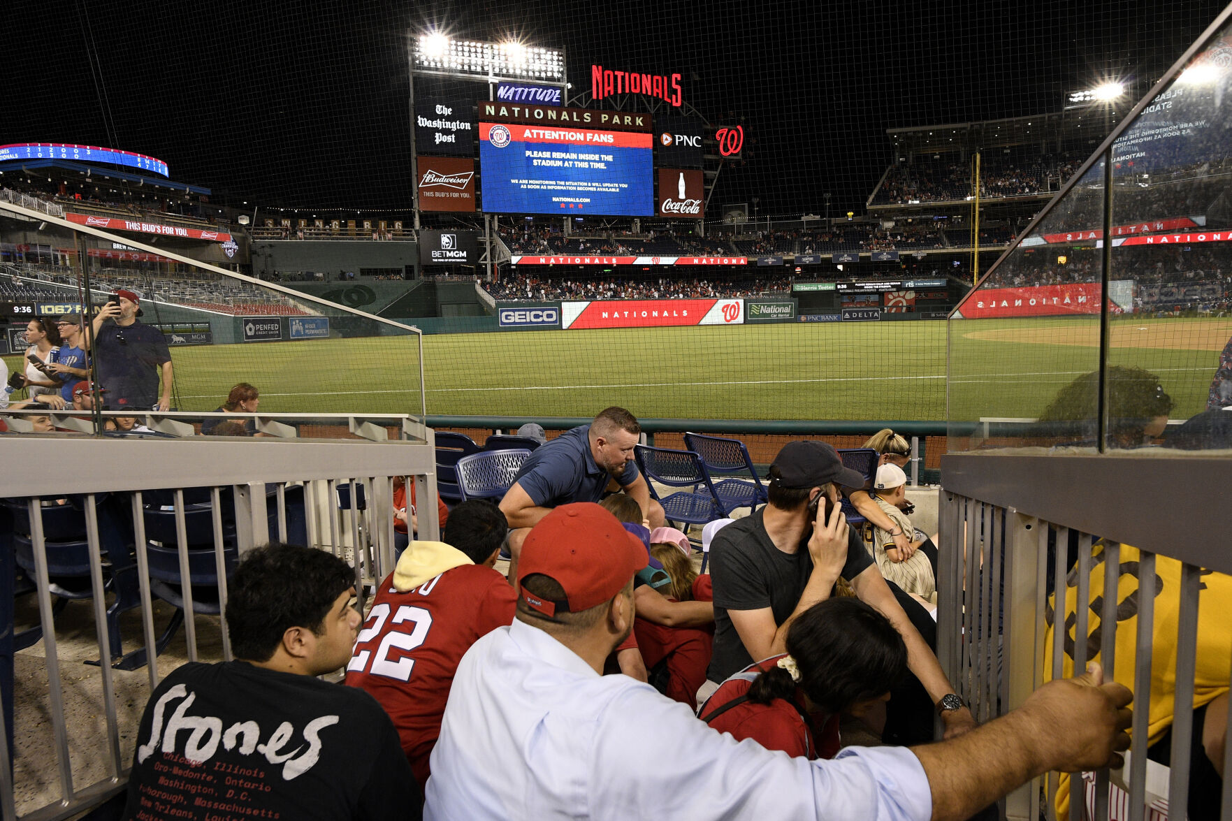 Padres Nationals Baseball